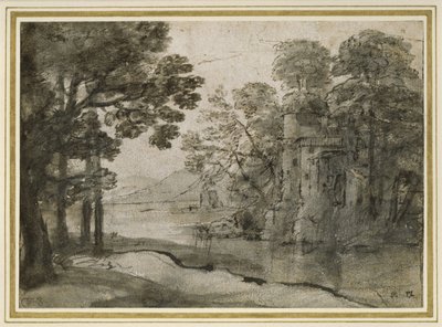 Watermill among Trees by Claude Lorrain